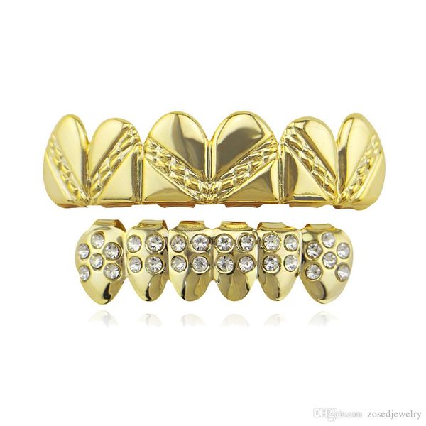 gold silver color men women hiphop stripe teeth grillz & bottom groll set with silicone vampire teeth party jewelry, Black
gold silver color men women hiphop stripe teeth grillz & bottom groll set with silicone vampire teeth party jewelry, Black