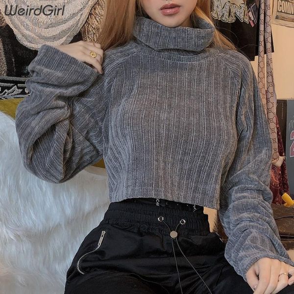 weirdgirl casual knitted sweater elastic women streetwear turtleneck pullovers loose thick coat 2020 autumn winter warm coat, White;black
weirdgirl casual knitted sweater elastic women streetwear turtleneck pullovers loose thick coat 2020 autumn winter warm coat, White;black