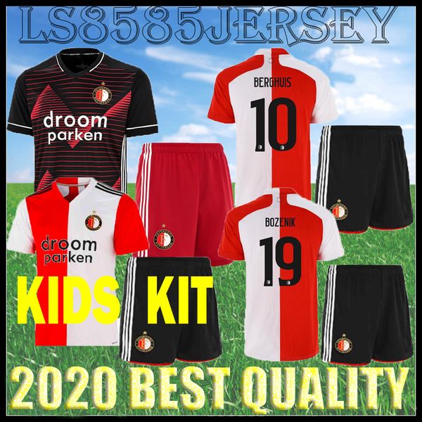 kids kit 20 21 feyenoord soccer jerseys home away 2020 2021 larsson v.persie vilhena football shirt jorgensen camiseta de futbol boys unifor, Black;yellow
kids kit 20 21 feyenoord soccer jerseys home away 2020 2021 larsson v.persie vilhena football shirt jorgensen camiseta de futbol boys unifor, Black;yellow