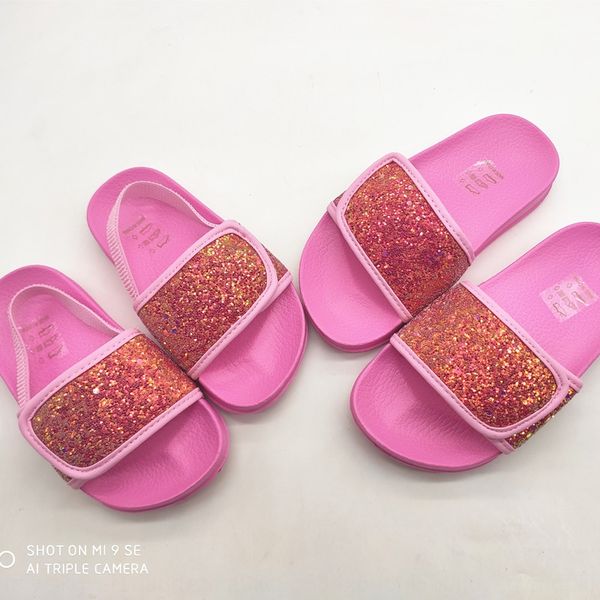 new four seasons leisure home girls home slippers baby sequins light anti-skid flat slippers, Black;grey
new four seasons leisure home girls home slippers baby sequins light anti-skid flat slippers, Black;grey