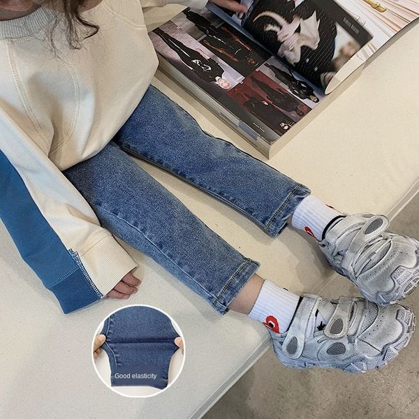 revis girls spring and autumn 2020 casual pants jeansjeans and jeansnew children's fashionable casual pants korean style versatile jean, Blue
revis girls spring and autumn 2020 casual pants jeansjeans and jeansnew children's fashionable casual pants korean style versatile jean, Blue