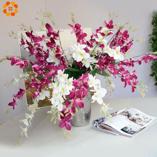 1pc artificial orchid flowers branch silk flower for home wedding garden decoration dining table decorative flower
1pc artificial orchid flowers branch silk flower for home wedding garden decoration dining table decorative flower