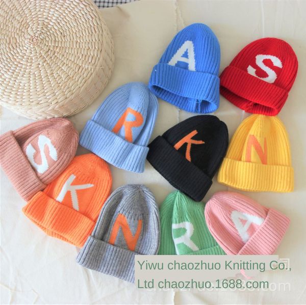 children's winter fashionable english wool pullover letter simple pullover hat special yarn wool hat, Blue;gray
children's winter fashionable english wool pullover letter simple pullover hat special yarn wool hat, Blue;gray