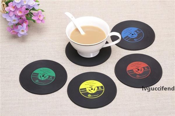 4 colors creative cd cup mat retro vinyl coasters non slip vintage record cup pad home bar table decor coffee mats
4 colors creative cd cup mat retro vinyl coasters non slip vintage record cup pad home bar table decor coffee mats