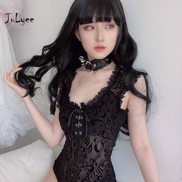 julyee women's mesh bodysuits solid v-neck hollow out sleeveless high waist perspective skinny bodysuit, Black;white
julyee women's mesh bodysuits solid v-neck hollow out sleeveless high waist perspective skinny bodysuit, Black;white