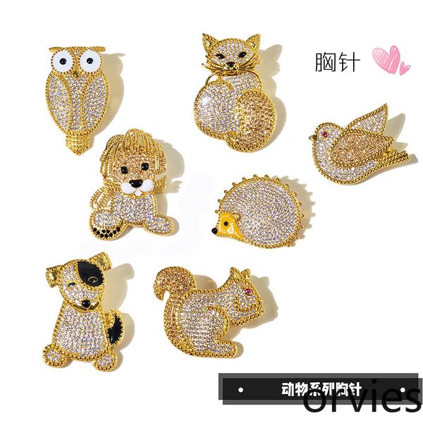 2020 european and american creative fashion joker accessories light luxury joker micro-inlaid oil dripping animal series brooch jewelry, Gray
2020 european and american creative fashion joker accessories light luxury joker micro-inlaid oil dripping animal series brooch jewelry, Gray