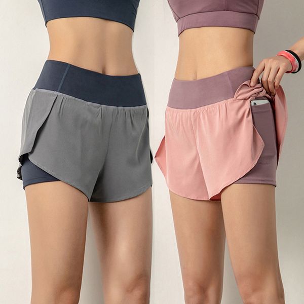 women sport running shorts quick dry high elasticity double layer yoga shorts with phone pocket for fitness training h7j, White;red
women sport running shorts quick dry high elasticity double layer yoga shorts with phone pocket for fitness training h7j, White;red