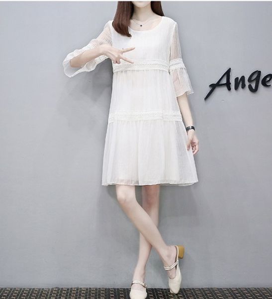 pregnancy fashion tide women's dress dress fashion new summer pregnant women skirt pregnancy loose chiffon long skirt, White
pregnancy fashion tide women's dress dress fashion new summer pregnant women skirt pregnancy loose chiffon long skirt, White