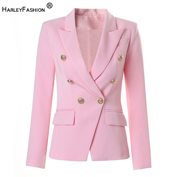 harleyfashion new color lady sweet pink blazer classic designer slim fitness female quality outerwear jackets, White;black
harleyfashion new color lady sweet pink blazer classic designer slim fitness female quality outerwear jackets, White;black