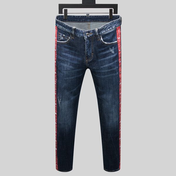2020 european and american men's summer fashion thin thin comfortable trendy wild jeans, mastering the cutting-edge fashion design, Blue
2020 european and american men's summer fashion thin thin comfortable trendy wild jeans, mastering the cutting-edge fashion design, Blue