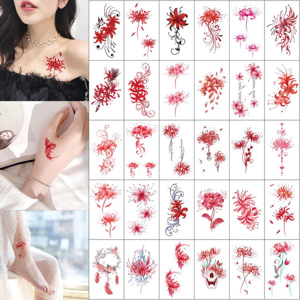 30pcs Flower pattern Tattoo Colorful stickers Waterproof Designs Paste 4 specifications Covering scar body painting Painless Fake Sticker
30pcs Flower pattern Tattoo Colorful stickers Waterproof Designs Paste 4 specifications Covering scar body painting Painless Fake Sticker
