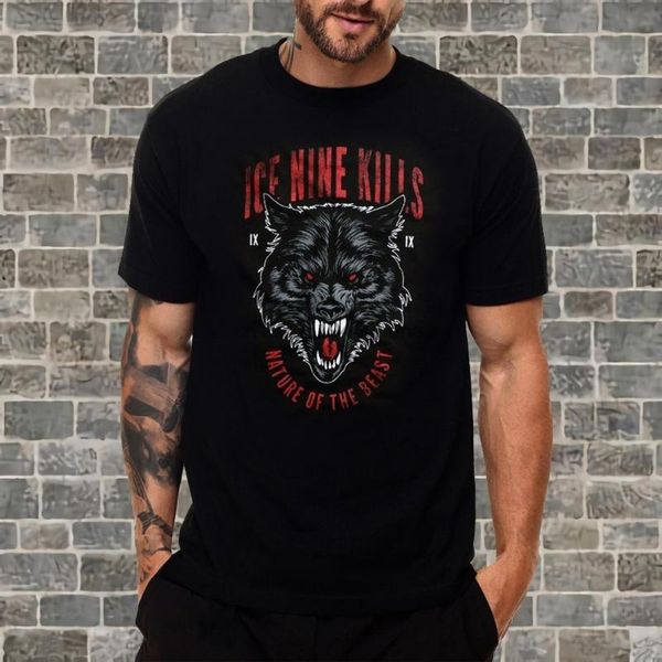 fashion men's t-shirt ice nine kills nature of the beast t-shirt men cotton summer shirts, White;black
fashion men's t-shirt ice nine kills nature of the beast t-shirt men cotton summer shirts, White;black