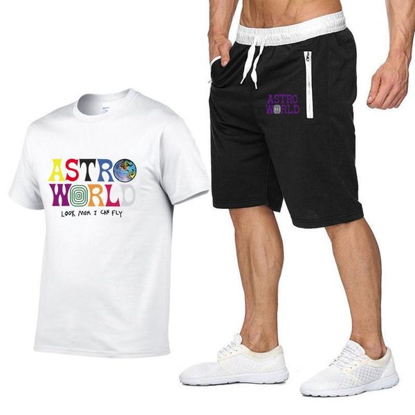 summer astroworld men shorts casual men's sportswear suit shorts brand clothing two pieces tee+shorts sweat suits 2020, White;black
summer astroworld men shorts casual men's sportswear suit shorts brand clothing two pieces tee+shorts sweat suits 2020, White;black