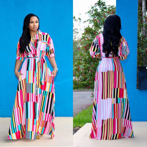 plus size bohemian dress of women nice striped printing long shirt dresses single breasted lapel neck short sleeve, Black;gray
plus size bohemian dress of women nice striped printing long shirt dresses single breasted lapel neck short sleeve, Black;gray