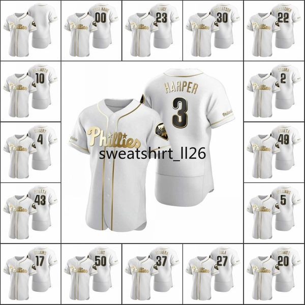 men #3 bryce harper philadelphia 20 mike schmidt phillies 23 jay bruce women youth white authentic golden edition custom jersey, Black
men #3 bryce harper philadelphia 20 mike schmidt phillies 23 jay bruce women youth white authentic golden edition custom jersey, Black