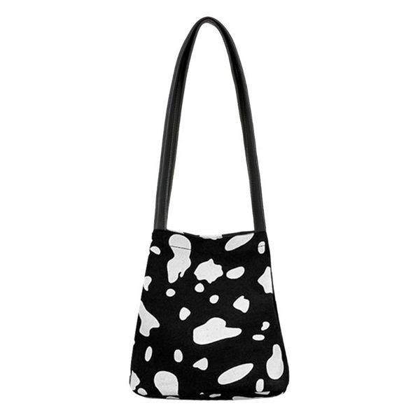 popular simple female daily bag casual cow milk print handbag women canvas bucket shoulder bag shopping totes
popular simple female daily bag casual cow milk print handbag women canvas bucket shoulder bag shopping totes