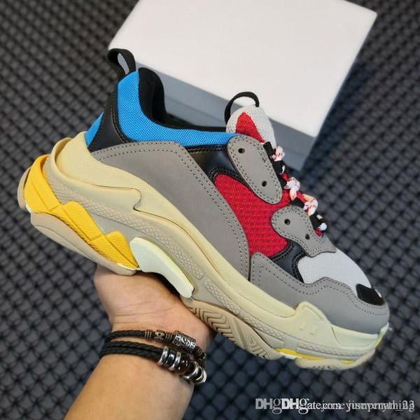 triple s sneakers womens luxury designer platform crystal bottom chaussures mens trainers fashion casual shoes vintage dad shoes size 36-45, Black
triple s sneakers womens luxury designer platform crystal bottom chaussures mens trainers fashion casual shoes vintage dad shoes size 36-45, Black