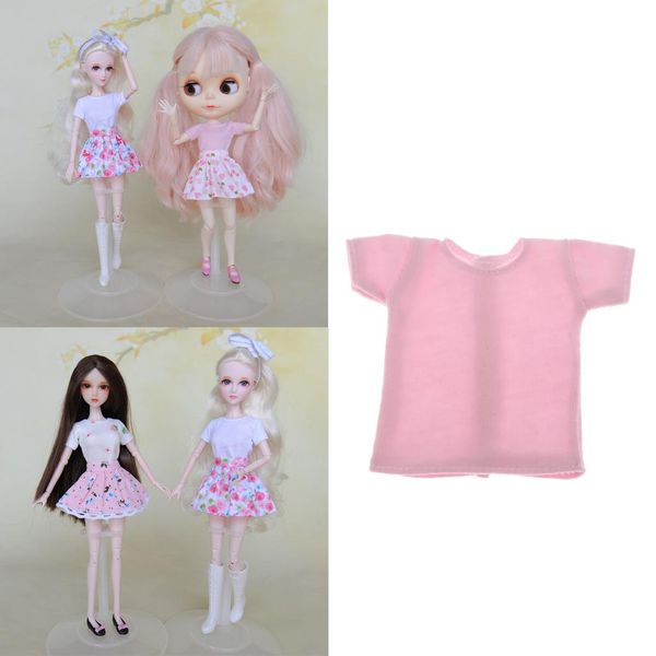 1/6 girl doll t-shirts bjd casual matching garments kids toys accessory 
1/6 girl doll t-shirts bjd casual matching garments kids toys accessory
