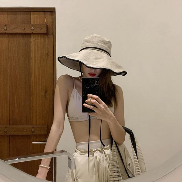 fisherman hat female japanese big along hat summer new sunscreen, Blue;gray
fisherman hat female japanese big along hat summer new sunscreen, Blue;gray
