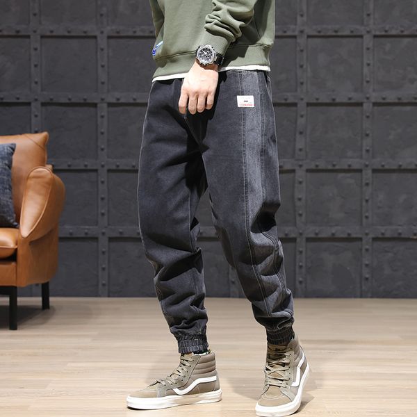 fashion streetwear men jeans loose fit black gray spliced designer denim cargo pants hombre hip hop jeans men joggers pants, Blue
fashion streetwear men jeans loose fit black gray spliced designer denim cargo pants hombre hip hop jeans men joggers pants, Blue