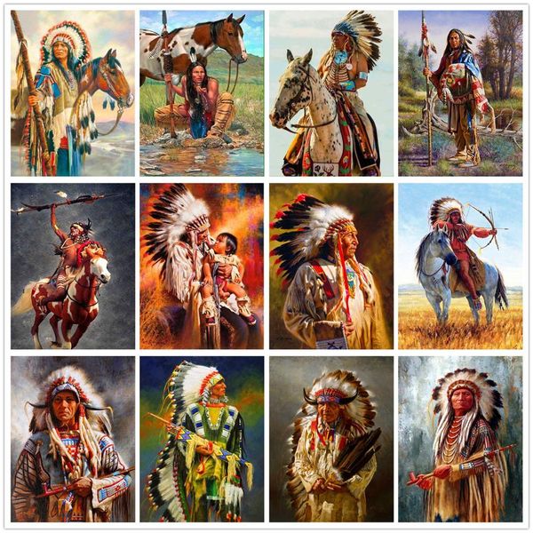 5d character diamond painting indian warrior diy diamond embroidery kit cross stitch mosaic home decoration gift 30*40
5d character diamond painting indian warrior diy diamond embroidery kit cross stitch mosaic home decoration gift 30*40