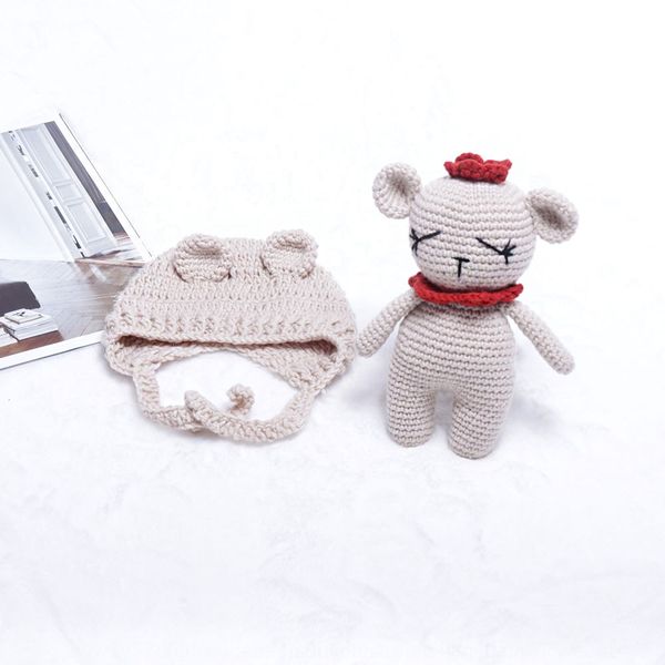 children's studio newborn pgraphy clothing doll clothing prop costume props doll knitted bear hat suit korean style baby skirt, Blue;gray
children's studio newborn pgraphy clothing doll clothing prop costume props doll knitted bear hat suit korean style baby skirt, Blue;gray
