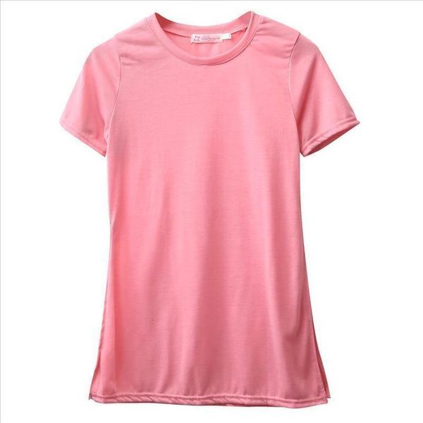 new style fashion women summer loose short sleeve casual split on both sides t shirt four colors solid, White
new style fashion women summer loose short sleeve casual split on both sides t shirt four colors solid, White