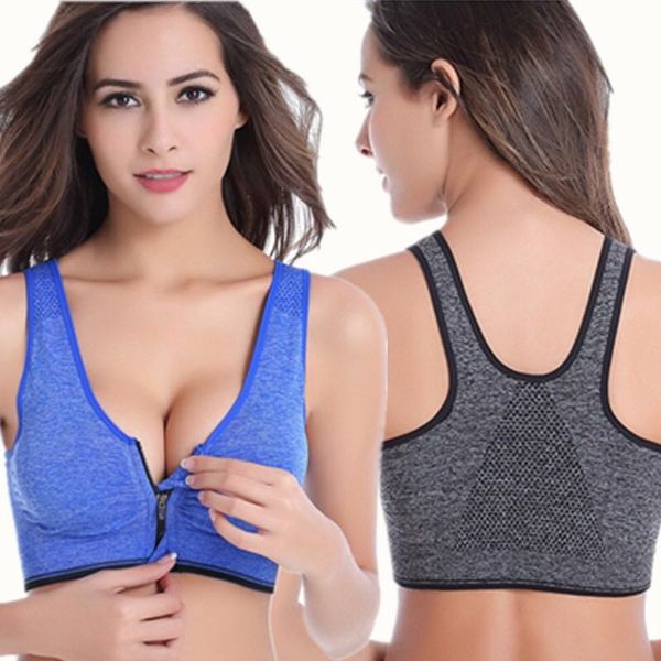 no steel ring zipper push-up sports bra shockproof full cup breathable sports gym yoga sports bra gather bra, White;red
no steel ring zipper push-up sports bra shockproof full cup breathable sports gym yoga sports bra gather bra, White;red