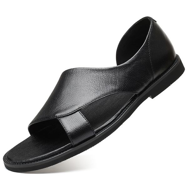 sandals men summer slippers 2020 fashion peep toe pu flip flops shoes male outdoor non-slip flat beach slides big size 38-44, Black
sandals men summer slippers 2020 fashion peep toe pu flip flops shoes male outdoor non-slip flat beach slides big size 38-44, Black