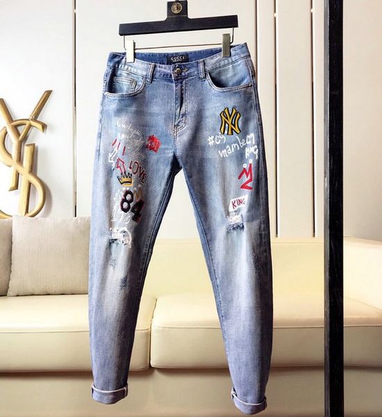 fashion mens ripped biker jeans leather patchwork slim fit black moto denim joggers for male distressed jeans pants ~~#sa135, Blue
fashion mens ripped biker jeans leather patchwork slim fit black moto denim joggers for male distressed jeans pants ~~#sa135, Blue