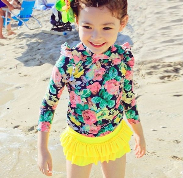 2015 new children's swimming cap sun-proof long-sleeved girl's swimsuit baby girl's split skirt swimsuit swimming cap, Black
2015 new children's swimming cap sun-proof long-sleeved girl's swimsuit baby girl's split skirt swimsuit swimming cap, Black