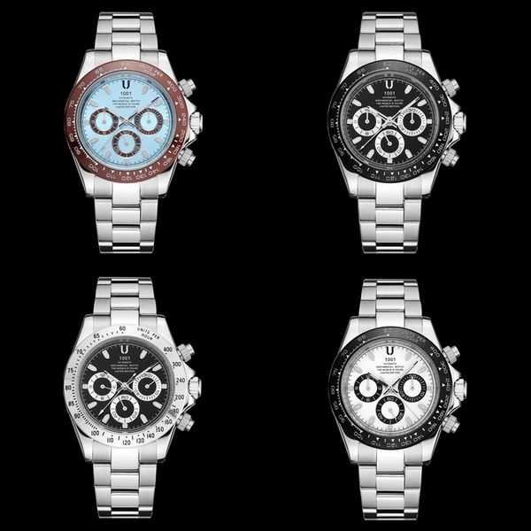 u1001 ceramic bezel mechanical watch luxury men waterproof wristwatch new fashion casual men watch relogio masculin, Slivery;brown
u1001 ceramic bezel mechanical watch luxury men waterproof wristwatch new fashion casual men watch relogio masculin, Slivery;brown