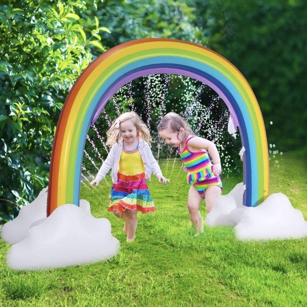 water spray rainbow bridge children outdoor inflatable water play rainbow inflatable watercolor watercolor arch
water spray rainbow bridge children outdoor inflatable water play rainbow inflatable watercolor watercolor arch