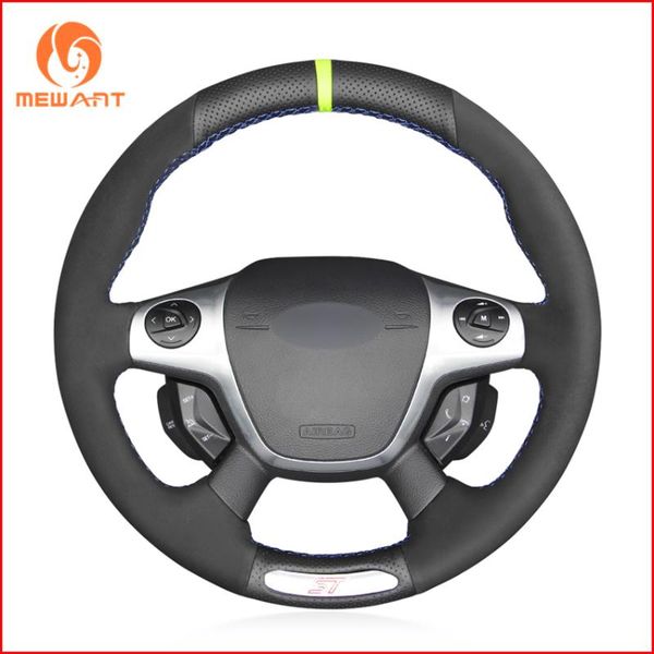 mewant black genuine leather suede steering wheel covers for focus 3 st 2012 2013 2014 focus st accessories
mewant black genuine leather suede steering wheel covers for focus 3 st 2012 2013 2014 focus st accessories