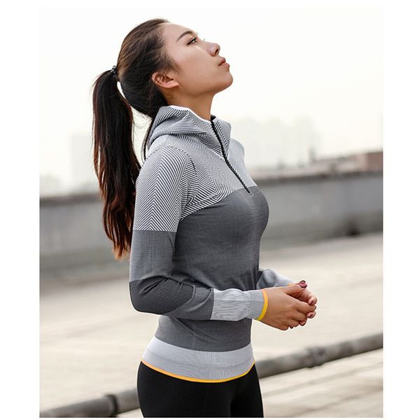 новый 2020 спорт йога рубашка фитнес coat женщины упругие zipper running нейлон с длинным рукавом crop top workout gym одежда водолазка, Black;red
новый 2020 спорт йога рубашка фитнес coat женщины упругие zipper running нейлон с длинным рукавом crop top workout gym одежда водолазка, Black;red