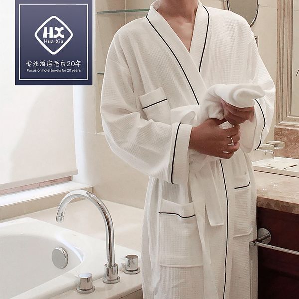 l cotton woven toothed waffle soft absorbent couple l cotton woven toothed waffle soft absorbent bathrobe couple bathrobe