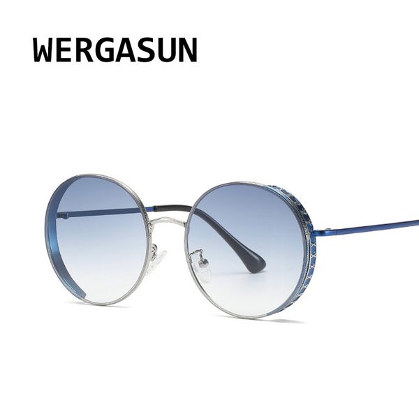 wergasun vintage round punk sunglasses men's metal steampunk mirror sun glasses women retro personality eyewear, White;black
wergasun vintage round punk sunglasses men's metal steampunk mirror sun glasses women retro personality eyewear, White;black