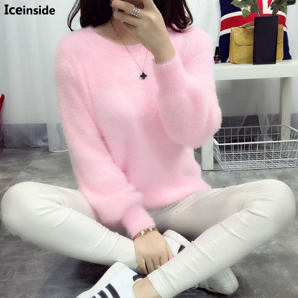autumn winter new korean women elegant velvet fluffy sweaters female knitted long sleeve candy pullovers femme tricot pull, White;black
autumn winter new korean women elegant velvet fluffy sweaters female knitted long sleeve candy pullovers femme tricot pull, White;black