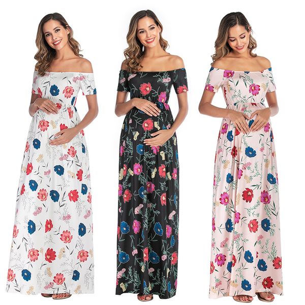 2020 women new summer maternity dress short sleeve off-shoulder printed maternity dress 8 styles pregnant pgraphy, White
2020 women new summer maternity dress short sleeve off-shoulder printed maternity dress 8 styles pregnant pgraphy, White