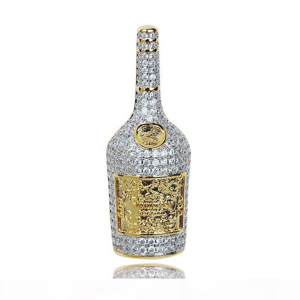 gold color iced out cubic zircon big wine bottle pendant necklace with rope chain men's women hip hop jewelry gift, Silver
gold color iced out cubic zircon big wine bottle pendant necklace with rope chain men's women hip hop jewelry gift, Silver