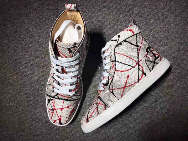 2020 red bottoms shoes studded spikes flat designer sneakers for men women python graffiti party lovers wedding genuine leather rivet, Black
2020 red bottoms shoes studded spikes flat designer sneakers for men women python graffiti party lovers wedding genuine leather rivet, Black