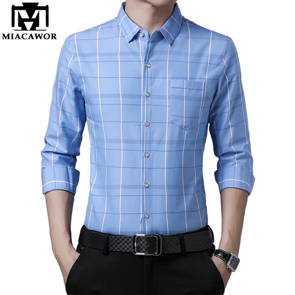 miacawor new basic shirts men long sleeve men shirt casual plaid shirts slim fit camisa masculina plus size c688, White;black
miacawor new basic shirts men long sleeve men shirt casual plaid shirts slim fit camisa masculina plus size c688, White;black