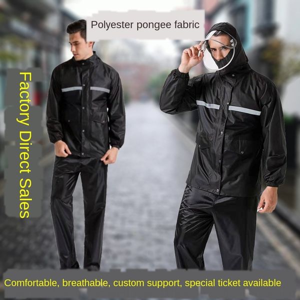 a7gz3 chunya textile black double-layer thickened police-style split reflective suit labor protection chun ya textile raincoat and rain pant
a7gz3 chunya textile black double-layer thickened police-style split reflective suit labor protection chun ya textile raincoat and rain pant