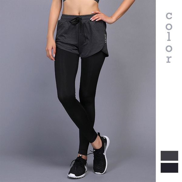 moonglade gym leggings yoga pants fitness pants outdoor sports pants fake two-piece running tight hips sweat absorption female, White;black 
moonglade gym leggings yoga pants fitness pants outdoor sports pants fake two-piece running tight hips sweat absorption female, White;black