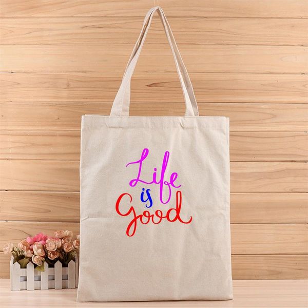 fashion creative life is good girl and womens casual canvas tote bags suits for shopping,gift,wedding, birthday or anything else
fashion creative life is good girl and womens casual canvas tote bags suits for shopping,gift,wedding, birthday or anything else
