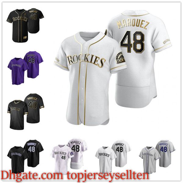 colorado rockies men women youth 48 german marquez 2020 authentic baseball jersey, Black
colorado rockies men women youth 48 german marquez 2020 authentic baseball jersey, Black