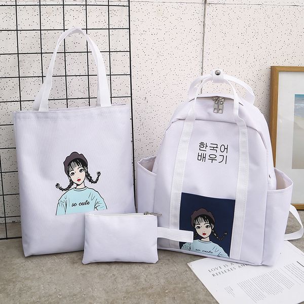 the new style japanese sweet little girl pattern institute wind lovely convenient student dual-purpose backpack three-piece set
the new style japanese sweet little girl pattern institute wind lovely convenient student dual-purpose backpack three-piece set