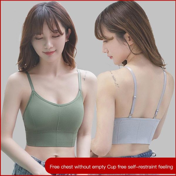 backless bralette active bra for women seamless padded bra women lingerie cotton wireless long brassiere, White;black
backless bralette active bra for women seamless padded bra women lingerie cotton wireless long brassiere, White;black