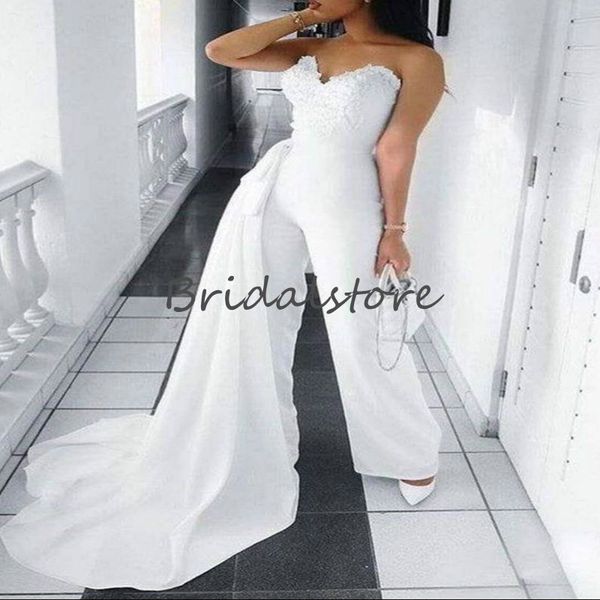 elegant white jumpsuit african prom dresses sweetheart overskirts train lace formal elegant evening party dresses 2020 robes de soirée, Black
elegant white jumpsuit african prom dresses sweetheart overskirts train lace formal elegant evening party dresses 2020 robes de soirée, Black