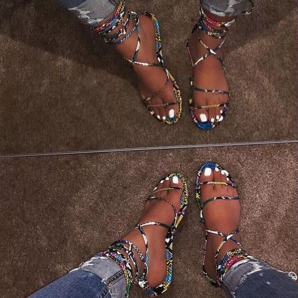 2020 new women cross strap fashion wild beach shoes outdoor women shoes summer flat sandals snake pattern 36-43, Black
2020 new women cross strap fashion wild beach shoes outdoor women shoes summer flat sandals snake pattern 36-43, Black